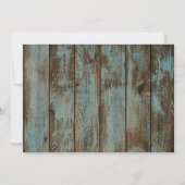 ANY AGE - Geviste verjaardagsfoto-uitnodiging Kaart (Achterkant)