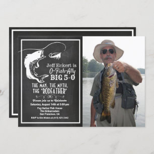 ANY AGE - Geviste verjaardagsfoto-uitnodiging Kaart