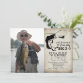 ANY AGE - Geviste verjaardagsfoto-uitnodiging Kaart (Staand voorkant)