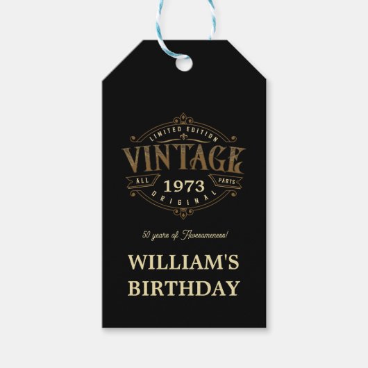 Any Age Handwerk Thema Cadeaulabel (Voorkant)