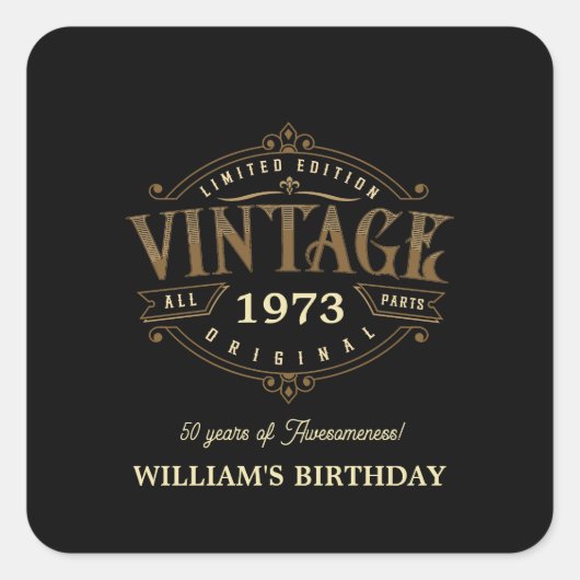 Any Age Handwerk Thema Vierkante Sticker (Voorkant)