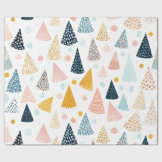 Any Age happy pastel birthday holiday Cadeaupapier