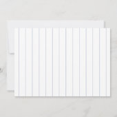 ANY AGE - Honkbal Verjaardagsfeestuitnodiging Kaart (Achterkant)