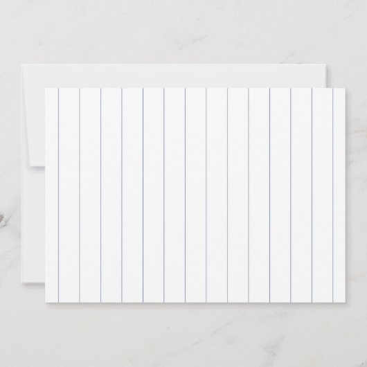 ANY AGE - Honkbal Verjaardagsfeestuitnodiging Kaart (Achterkant)