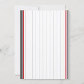 ANY AGE - Honkbal Verjaardagsfeestuitnodiging Kaart (Achterkant)