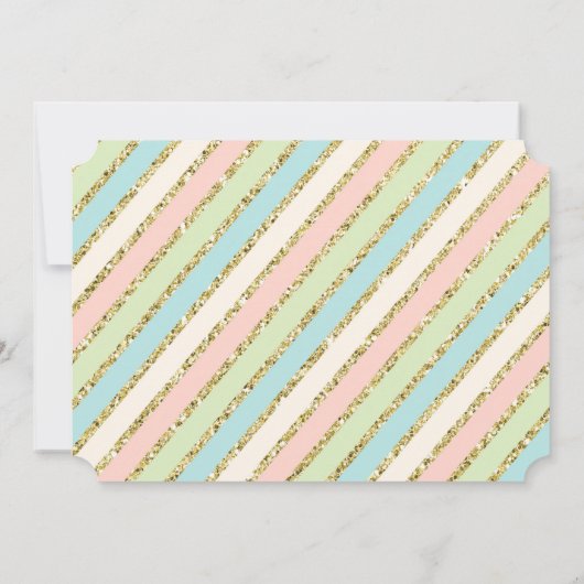 ANY AGE - Ice Cream verjaardagsuitnodiging Kaart (Achterkant)