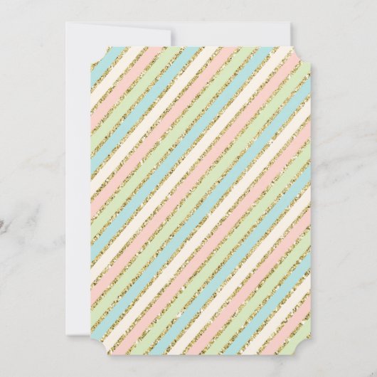 ANY AGE - Ice Cream verjaardagsuitnodiging Kaart (Achterkant)