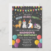 ANY AGE - Kat Kitten Verjaardagskalk Uitnodiging (Voorkant)