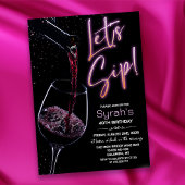 ANY AGE - Laten we nippen verjaardag uitnodiging