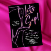 ANY AGE - Laten we nippen verjaardag uitnodiging