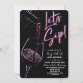 ANY AGE - Laten we nippen verjaardag uitnodiging (Voorkant)