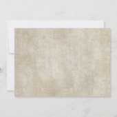 ANY AGE - Little Lamb Foto Verjaardag uitnodiging (Achterkant)