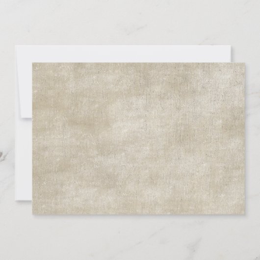 ANY AGE - Little Lamb Verjaardag Foto uitnodiging (Achterkant)