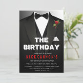 ANY AGE - Mannelijke verjaardagsfeestje Tuxedo uit Kaart (Staand voorkant)