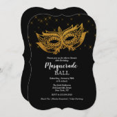 ANY AGE - Masquerade Bal Verjaardag uitnodiging (Voorkant / Achterkant)