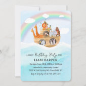 ANY AGE - Noah's Ark verjaardagsuitnodiging Kaart (Voorkant)