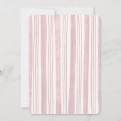 Any age pilates and prosecco birthday kaart (Achterkant)