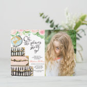 ANY AGE - Reiskoffer Verjaardag uitnodiging (Staand voorkant)