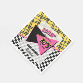 ANY AGE retro jaren '90 plaid & houndstooth party Servet (Hoek)