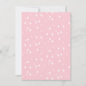 Any Age Roze Disco Roller Schaats Verjaardag Kaart (Achterkant)