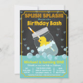 ANY AGE - Rubber Duck Verjaardag uitnodiging (Voorkant)