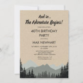 ANY AGE - rustieke uitnodiging voor verjaardagsfee (Voorkant)