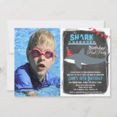 ANY AGE - Shark Pool Party Foto uitnodiging (Voorkant)