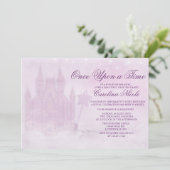 ANY AGE - Sprookje Kasteel Verjaardag uitnodiging (Staand voorkant)