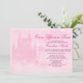 ANY AGE - Sprookje Kasteel Verjaardag uitnodiging (Staand voorkant)