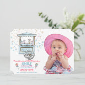 ANY AGE - Sweet Snoep Shop Verjaardagsuitnodiging Kaart (Staand voorkant)