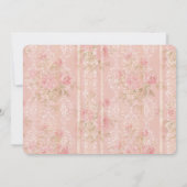 ANY AGE -  Tea Foto Verjaardagsuitnodiging Kaart (Achterkant)