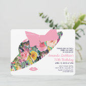 ANY AGE - Uitnodiging voor Derby Birthday Party (Staand voorkant)