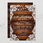 ANY AGE - Uitnodiging voor een volwassen verjaarda (Voorkant / Achterkant)