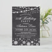 ANY AGE - Uitnodiging voor een volwassen verjaarda (Staand voorkant)