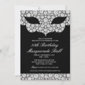 ANY AGE - Verjaardag Diamond Mask uitnodiging (Voorkant)