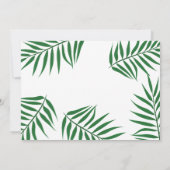 ANY AGE - Verjaardag Oerwoud Safari Invitation Kaart (Achterkant)