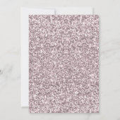 Any Age Verjaardag Roze Glitter Roze Rozen Kaart (Achterkant)