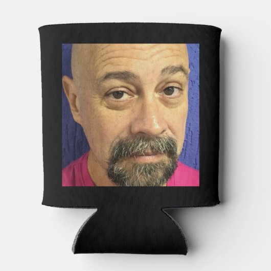 Any Age Verjaardag Zwart Goud Legendary Foto Blikjeskoeler (Achterkant)