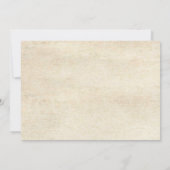 ANY AGE - Victoriaans Bloemen Verjaardagsuitnodigi Kaart (Achterkant)