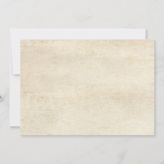 ANY AGE - Victoriaans Bloemen Verjaardagsuitnodigi Kaart (Achterkant)