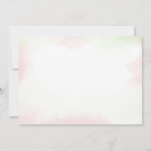 ANY AGE - Watermeloen Verjaardagsuitnodiging Kaart (Achterkant)