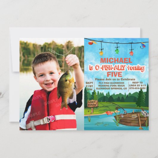 ANY AGE - Weg Gevist Verjaardagsuitnodiging Kaart (Voorkant)