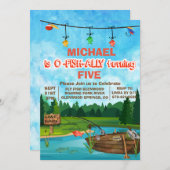 ANY AGE - Weg Gevist Verjaardagsuitnodiging Kaart (Voorkant / Achterkant)