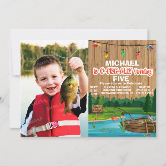 ANY AGE - Weg Gevist Verjaardagsuitnodiging Kaart (Voorkant)