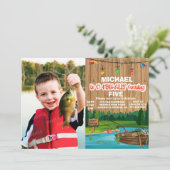 ANY AGE - Weg Gevist Verjaardagsuitnodiging Kaart (Staand voorkant)