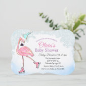 ANY AGE - Winter schaatsen Verjaardag uitnodiging (Staand voorkant)