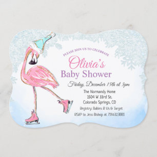 ANY AGE - Winter schaatsen Verjaardag uitnodiging