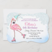 ANY AGE - Winter schaatsen Verjaardag uitnodiging (Voorkant)