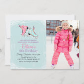 ANY AGE - Winter schaatsen Verjaardag uitnodiging (Voorkant)