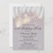 ANY AGE - Wintersneeuwvlok uitnodiging (Voorkant)